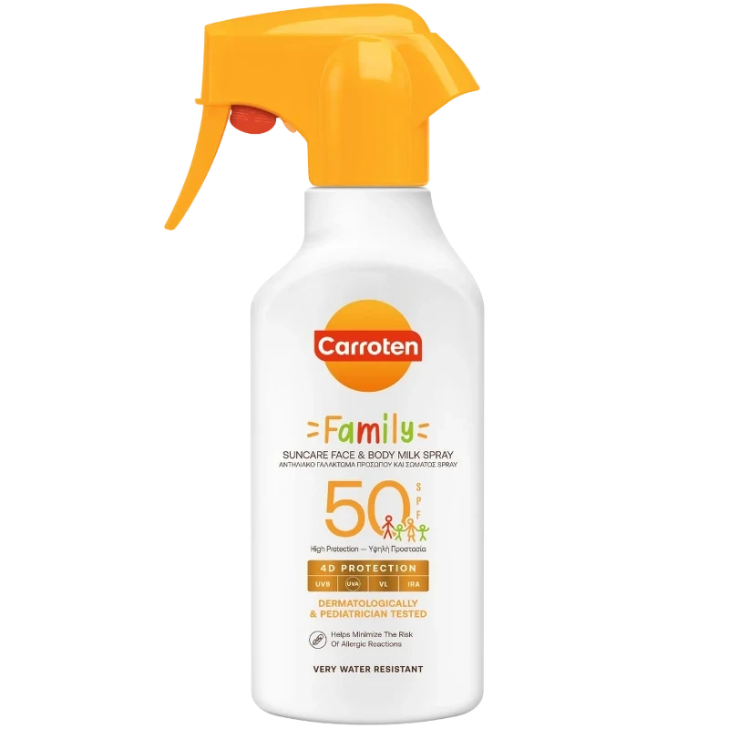 Carroten Family Face & Body Milk Trigger SPF 50 | 270 ml