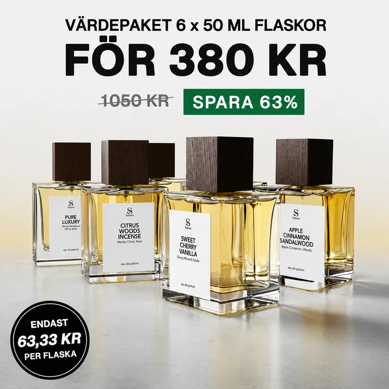 6 × 50ml Parfymflaskor