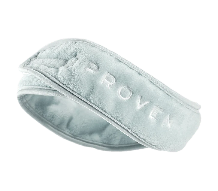 Microfiber Spa Headband and Satin Pouch