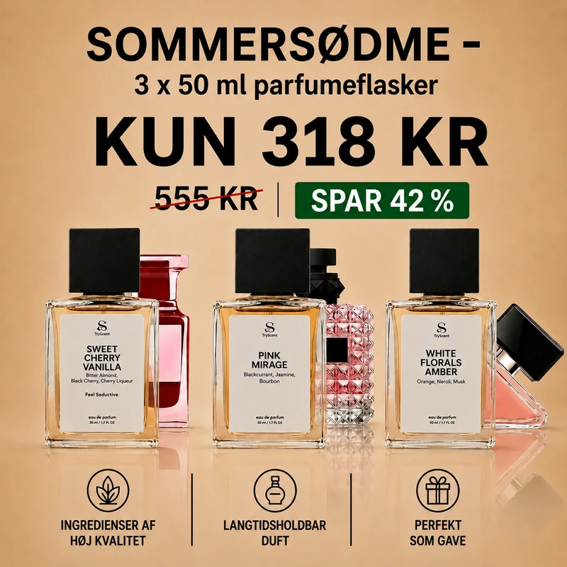 Sommarsötma – 3X 50ml Parfymflaskor