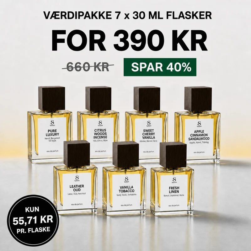 7 st 30 ml parfymflaskor