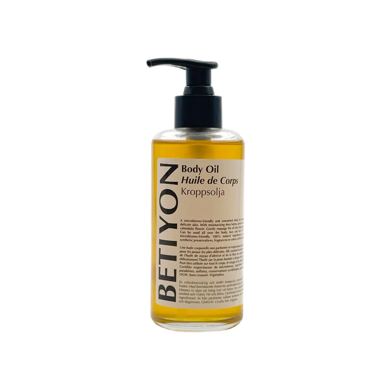 Betiyon Kroppsolja Oparfymerad, 200 ml