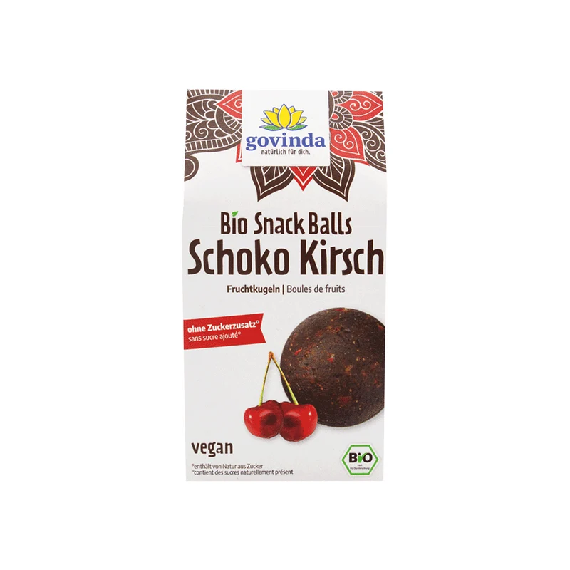 Snack Balls Choklad Körsbär, 100 g
