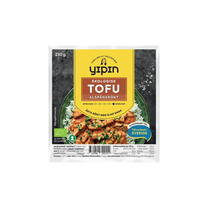 Alspånsrökt Tofu, 230 g Eko