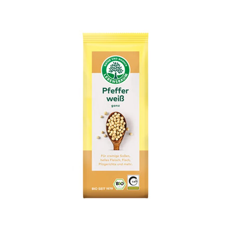 Vitpeppar Hel, 50 g Eko