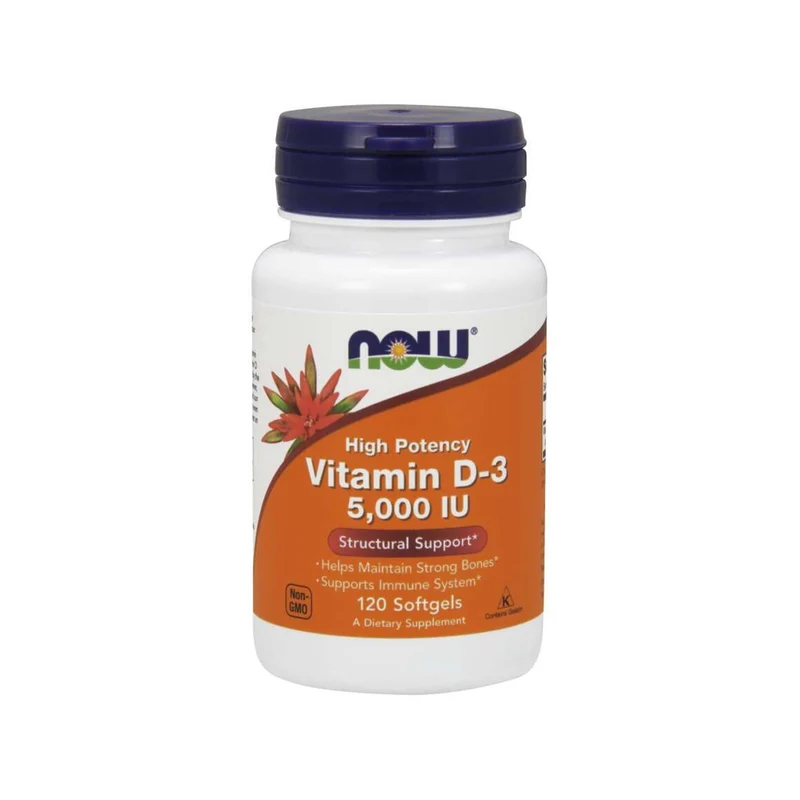 Vitamin D-3 5000 IU, 120 kap