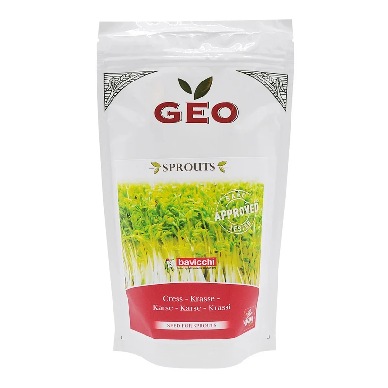 Groddfrön Krasse, 350 g Eko