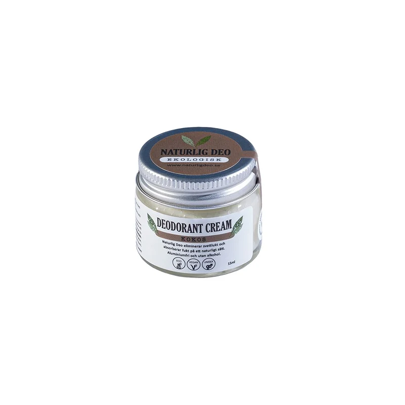 Deodorant Cream Kokos, 15 ml Eko