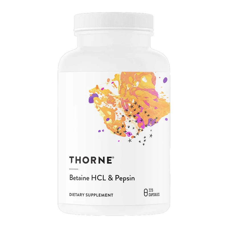 Betaine HCL & Pepsin, 225 kapslar