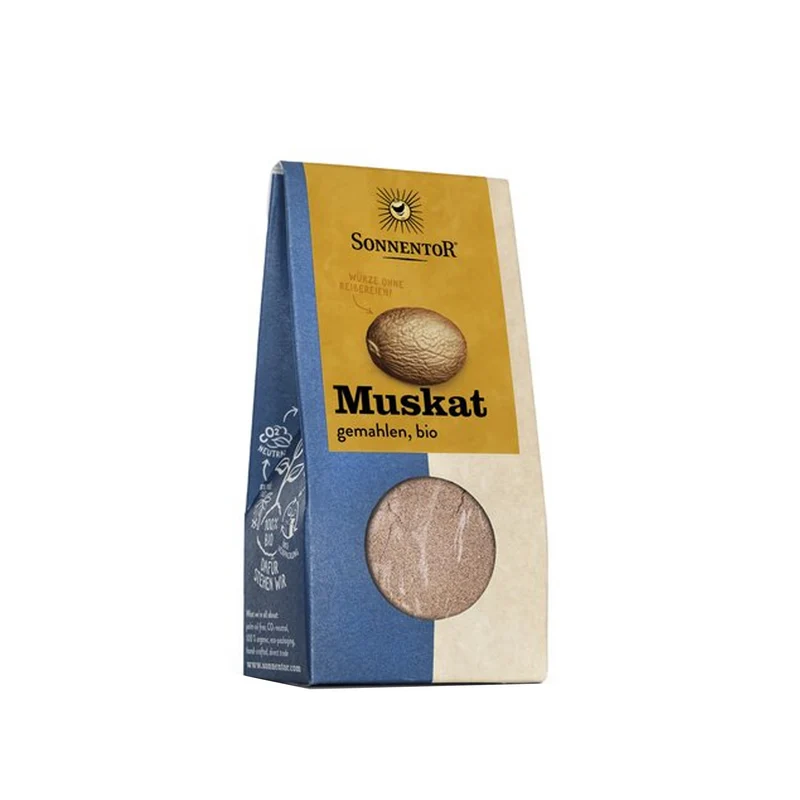 Muskotnöt Mald, 30 g Eko