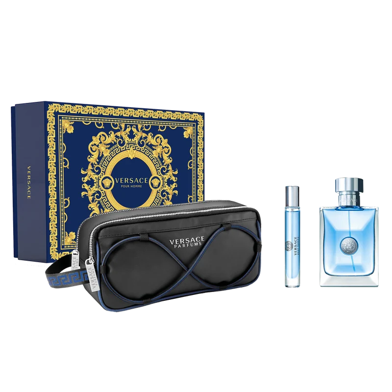 Set Versace Pour Homme 3pc. Edt 3.4oz Spray