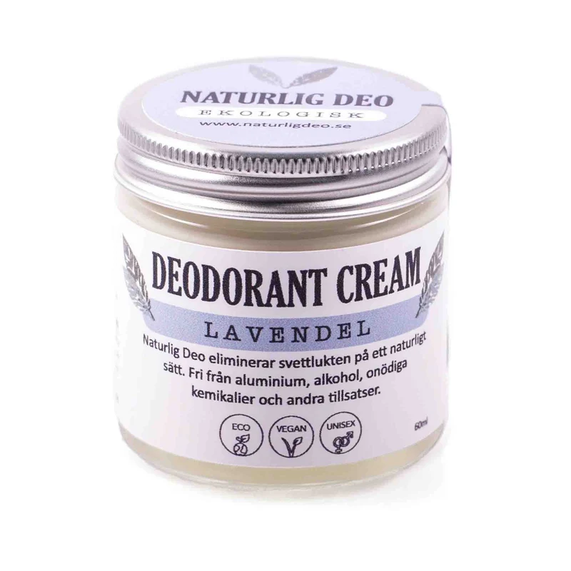 Deodorant Cream Lavendel, 60ml Eko