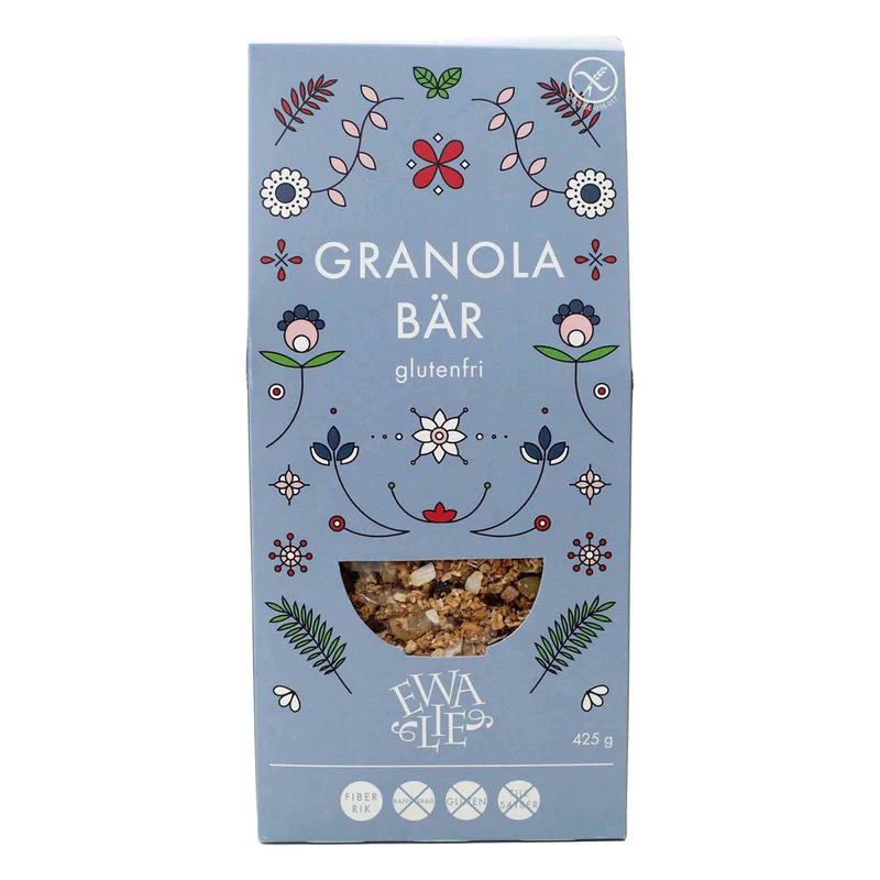Glutenfri Granola Med Bär, 425 g Eko