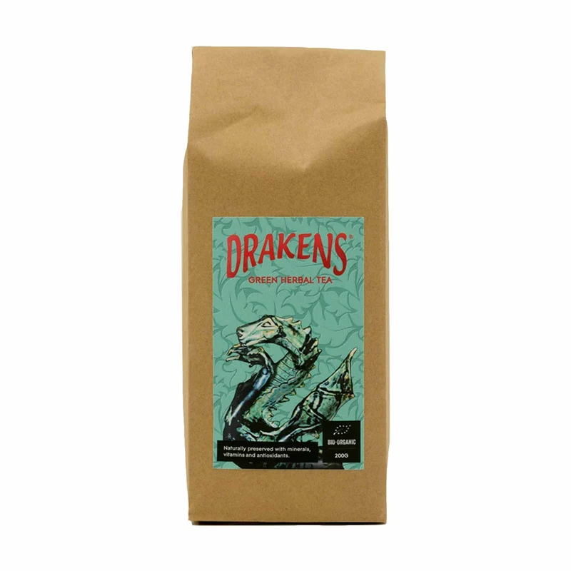 Drakens Gröna Örtte, 200 g Eko