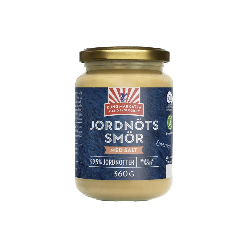 Jordnötssmör Med Salt, 360 g Eko