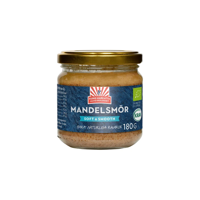 Mandelsmör, 180 g Eko