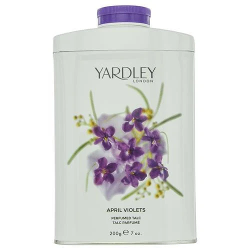Yardley By Yardley April Violets Tin Talc 7 Oz (new Packaging)