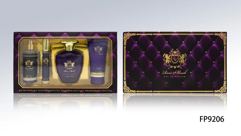 Rose Musk 4pc Women's Perfume Gift Set