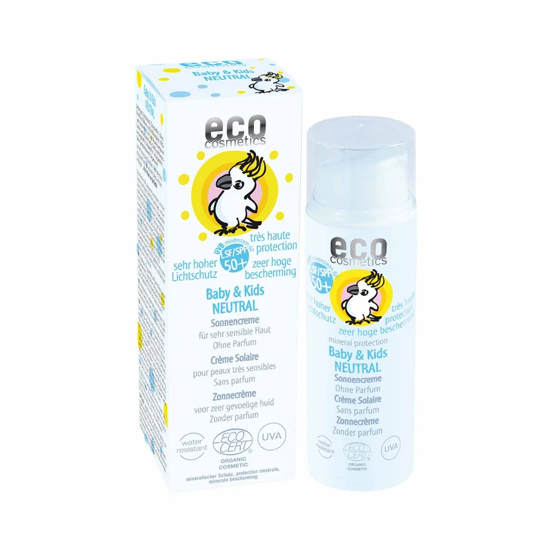 Solskydd Baby & Kids Oparfymerad SPF 50+, 50 ml Eko