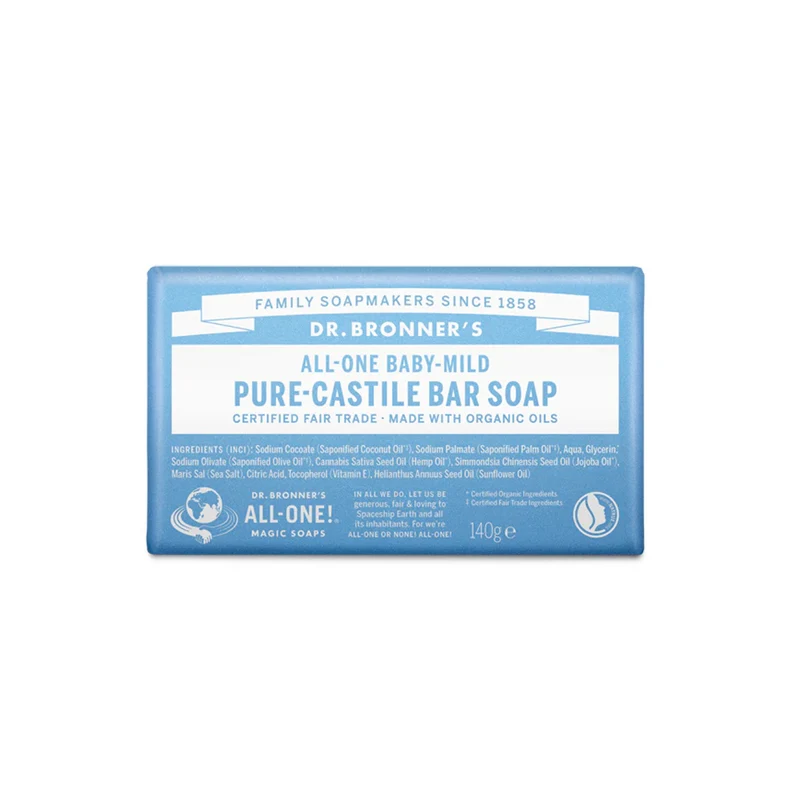 Pure Castile Doftfri (baby), 140 g