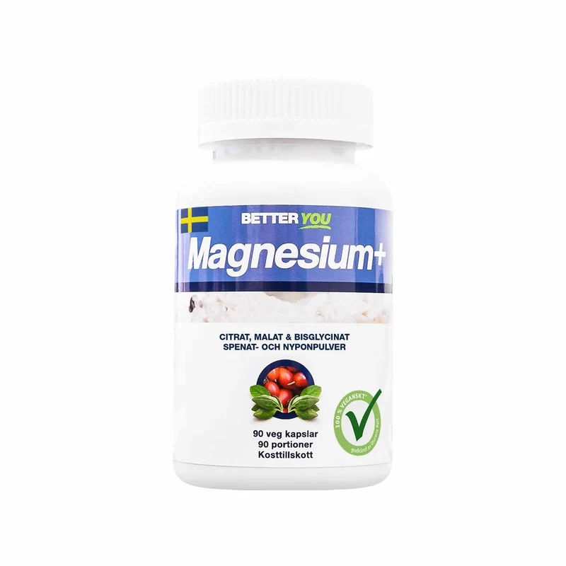Magnesium+, 90 veg kap