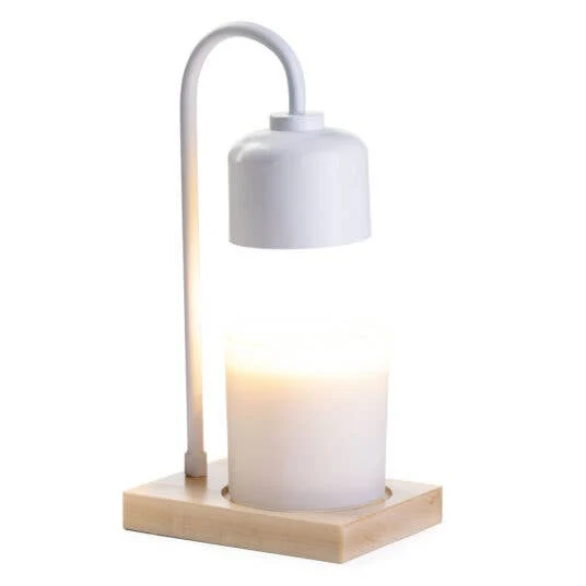CANDLE WARMERS® ARCHED lamp for scented candles white/wood