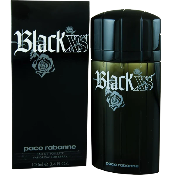 Black Xs By Paco Rabanne For Men Eau De Toilette Spray 3.4-Ounce Bottle