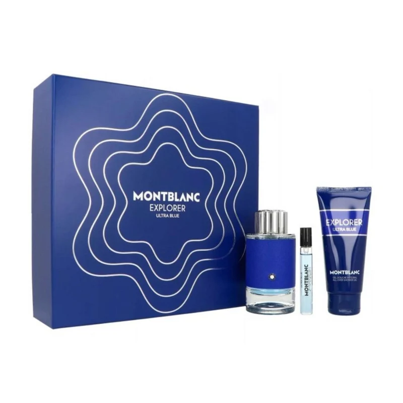 Set Explorer Ultra Blue 3pc For Man Edp 3.3oz Spray