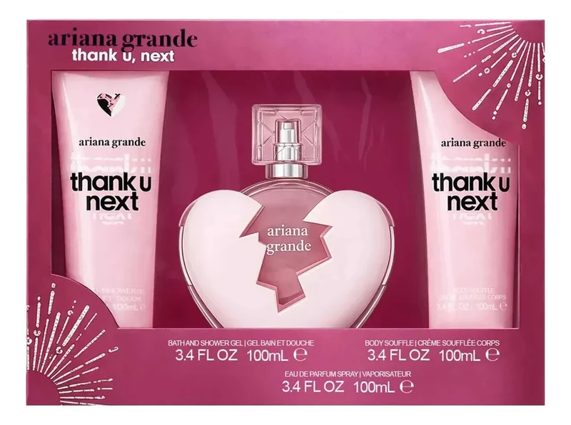 Set Thank u, Next 3Pc For Woman Edp 3.4oz Spray