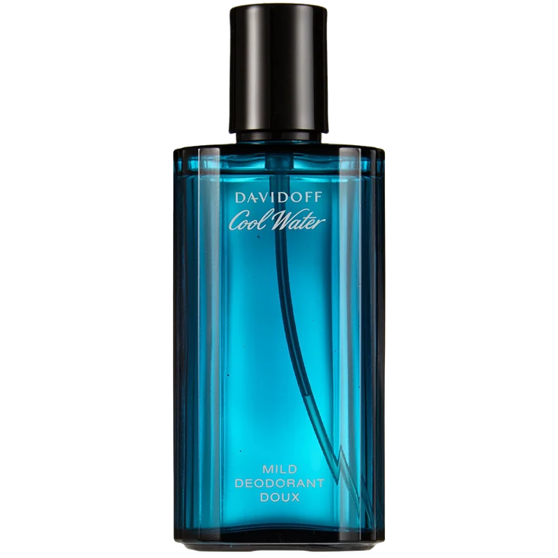 Cool Water By Davidoff For Men. Mild Deodorant Spray 2.5 Ounces