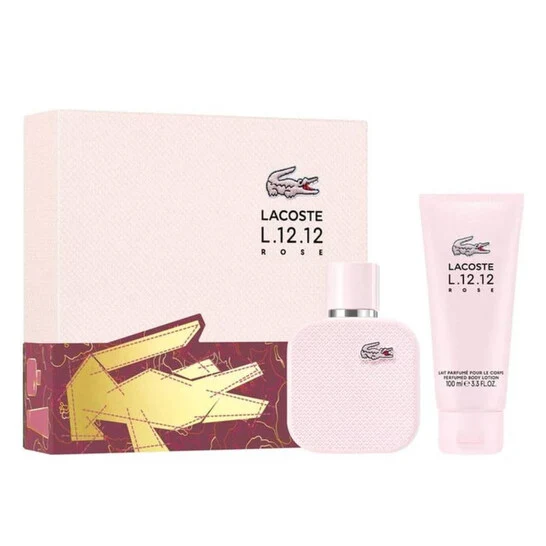 Set Lacoste Rose For Woman Edp 1.7oz Spray