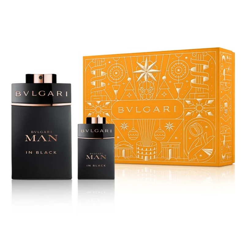 Set Bvlgari Man In Black 2pc For Man Edp 3.4oz Spray
