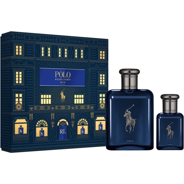 Set Polo Blue 2pc For Man Parfum 4.0oz Spray