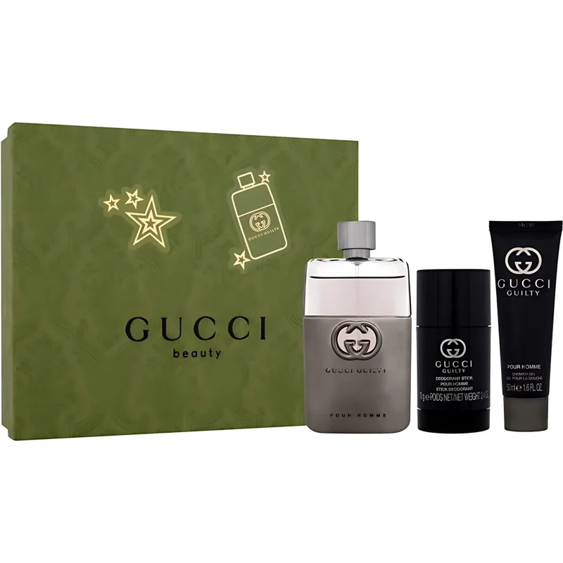 Set Gucci Guilty For Man Edt 3.0oz Spray