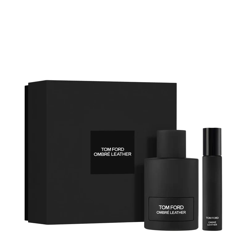 Set Tom Ford Ombre Leather For Man Edp 3.4oz Spray