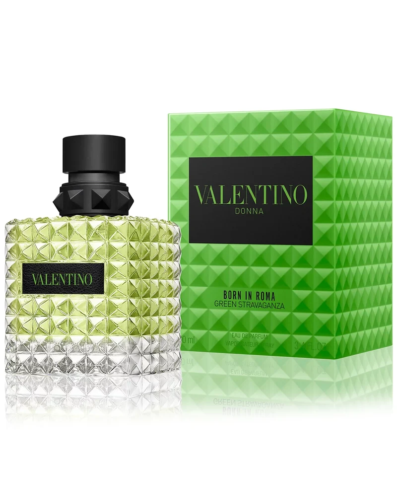 Valentini Donna Born In Roma Green Stravaganza Edp 3.4oz Spray