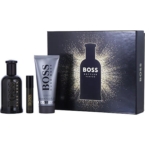 Set Boss Bottled Parfum For Men 3.3oz Spray