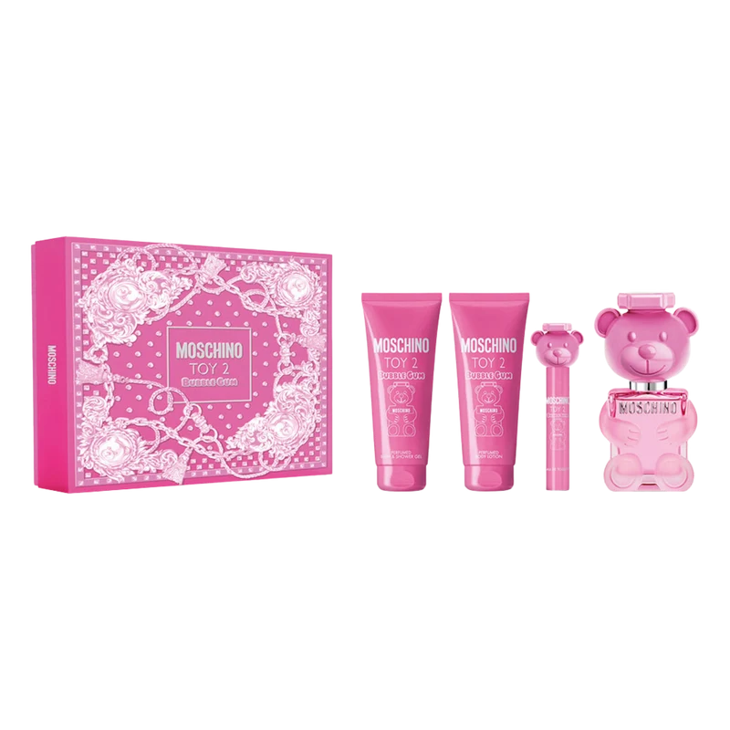 Set Moschino Toy 2 Bubble Gum Edt 3.4oz Spray
