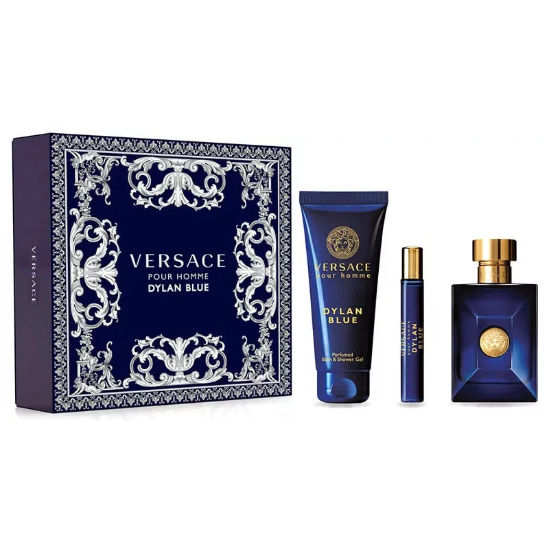 Set Dylan Blue Pour Homme 3pc. Edt 3.4oz Spray