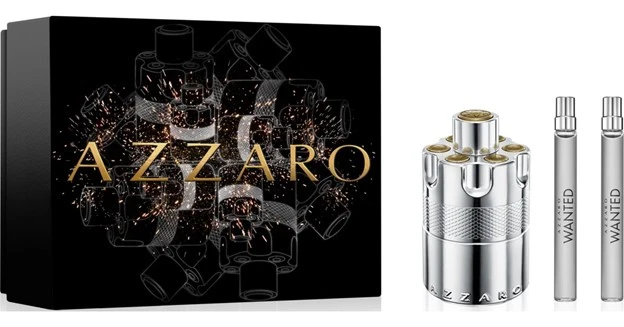 Set Azzaro Wanted For Men 3pc. Edp 3.3oz Spray