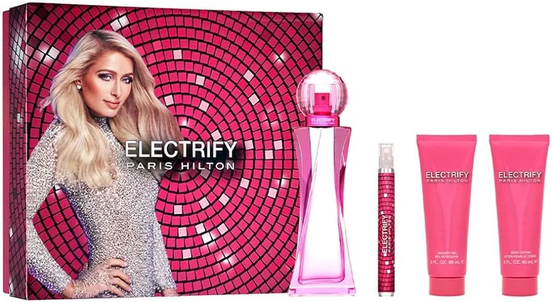Set Electrify 4pc. Edp 3.4oz Spray