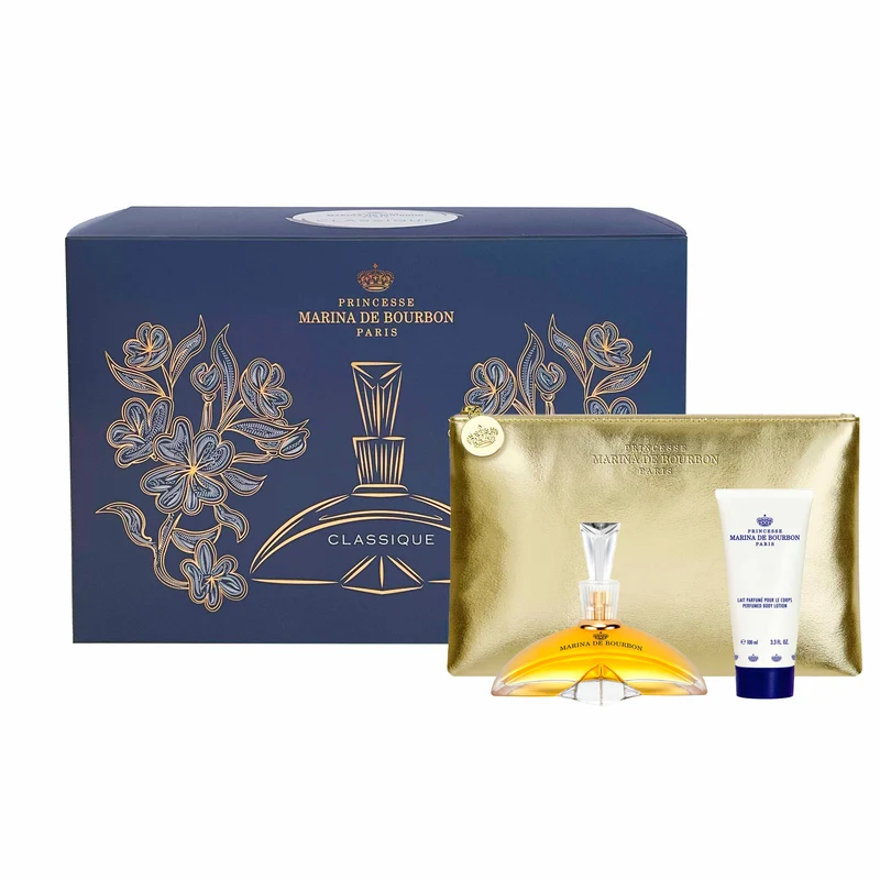 Set Marina de Bourbon Classique 3pc. Edp 3.4oz Spray