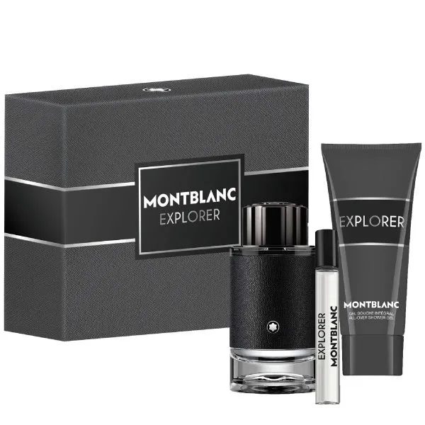 Set Mont Blanc Explorer 3pc. Edp 3.3oz Spray