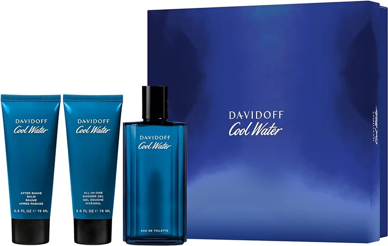 Set Cool Water For Men 3pc. Edt 4.2oz Spray