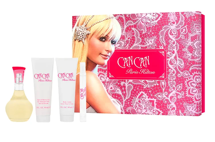 Set Can Can 4pc. Edp 3.4oz Spray