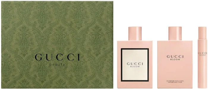 Set Gucci Bloom 3pc. Edp 3.3oz Spray