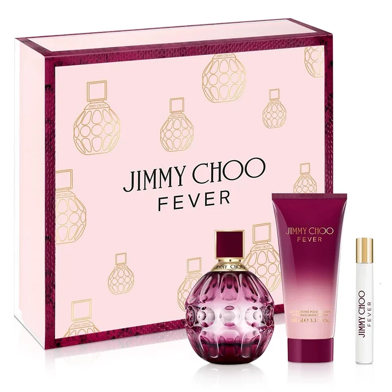 Set Jimmy Choo Fever 3pc. Edp 3.3oz Spray