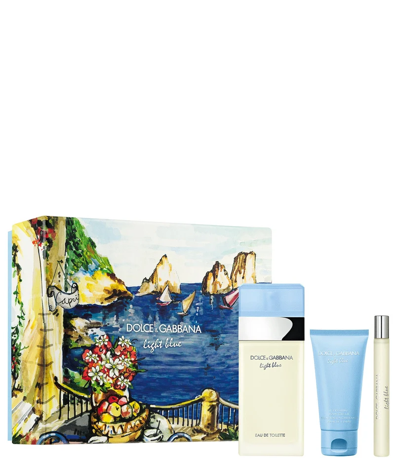Set D&G Light Blue For women 3pc. Edt 3.3oz Spray