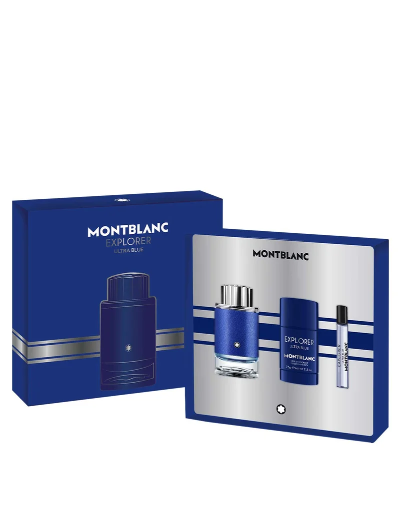 Set Explorer Ultra Blue For Men 3pc. Edp 3.3oz Spray