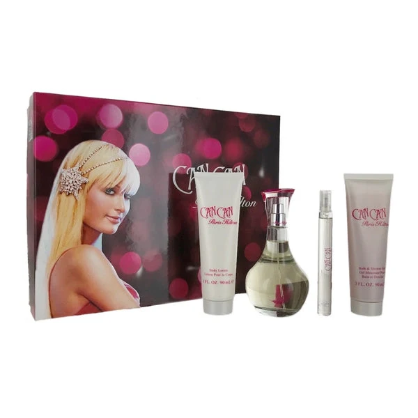 Set Can Can 4pc. Edp 3.4oz Spray